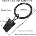 thumbnail image 2 of Heavy Duty Steel Fixing Clip for Secure Curtain Rings Hanger and Drapery Hooks on Roman Rods Durable Holders 30PCS, 2 of 6