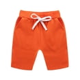 thumbnail image 1 of Kcodviy Kids Toddler Baby Girls Track Shorts Boys Solid Spring Summer Cotton Shorts Ruffle Clothes Gymnastic Outfits for Girls Ballet Clothes Girls Outfits, 1 of 2