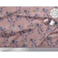 thumbnail image 2 of Soimoi Poly Georgette Fabric Leaves & Rose Floral Print Fabric by the Yard 52 Inch Wide, 2 of 3