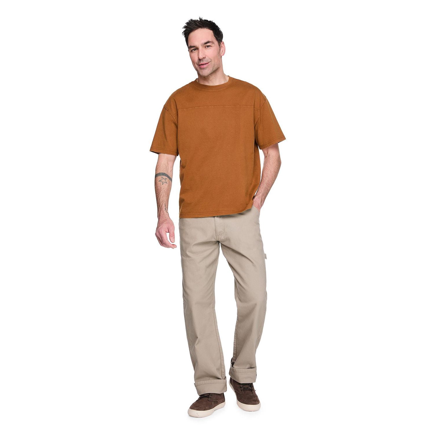 T-shirt coupe carrée George pour hommes