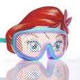 thumbnail image 2 of SwimWays Disney Princess Character Mask Kids Deluxe Swim Goggles, Ariel, 2 of 4