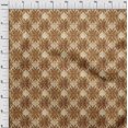 thumbnail image 4 of oneOone Polyester Spandex Dark Mustard Fabric Geometric Sewing Craft Projects Fabric Prints By Yard 56 Inch Wide, 4 of 4