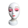 thumbnail image 3 of Bunblic Hat Display Rack Female Head Mannequin Display Model Manikin for Headwear Jewelry Glasses Hats Making Styling D, 3 of 8