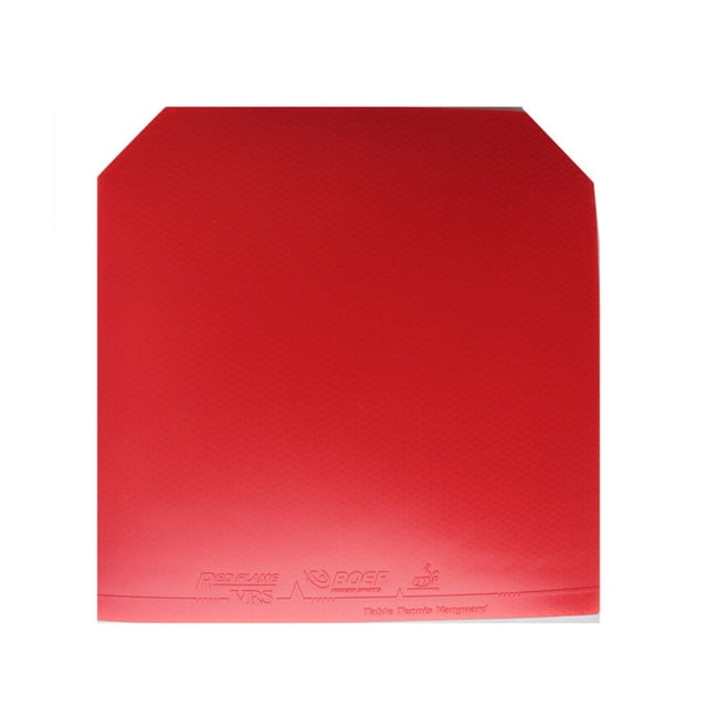 Housse en Éponge de Caoutchouc pour Tennis de Table, Adaptée aux Raquettes de Ping-Pong, Peau en Caoutchouc Rouge