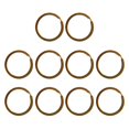 thumbnail image 1 of 10 Pieces Metal Flat Key s Holder Keychain Key Fob 15mm to 32mm - , 30mm, 1 of 7