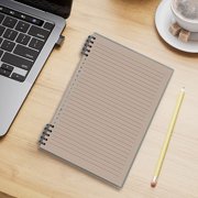 LSLJS Loose Leaf Notebook A5 Non Irritating Detachable Transparent High Coil Notebook A5 Thickened 8 07x5 51in-120 Pages Notebook Notebook