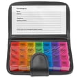 thumbnail image 1 of MEDca Weekly Pill Organizer, 4 Times a Day, with Travel Pill Case - Plastic, 1 of 6