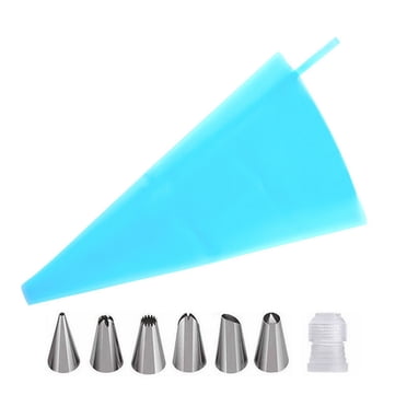 Ensemble de Décoration de Pâtisserie, Sacs à Douille en Silicone Réutilisables avec Embouts en Matériau de Qualité Alimentaire pour des Formes Créatives sur Gâteaux et Cupcakes, Ensemble Parfait pour Divers Besoins de Décoration