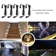 thumbnail image 3 of Deck Light Extension Cable, LED Deck Light Extension Cord Safe 5pcs Male And Female Connectors Plug And Play Lightweight  For Outdoor, 3 of 8