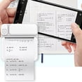 thumbnail image 4 of Blue Portable Mini Pocket Printer Bluetooth Thermal Inkless Printer For Note Sticker Label Barcode Printing 3.14X3.14X1.49 Inches With 1 Roll Paper Charging Cable Ideal For Office Home Sch, 4 of 6