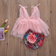 thumbnail image 1 of Ensemble de Vêtements pour Bébés Filles, Hauts Sans Manches à Fleurs, Robe et Shorts, 1 of 2