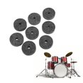 thumbnail image 4 of Cymbales Manches, Cymbales Remplacement Accessoires Plastique pour Instrument de Percussion Gris, 4 of 8