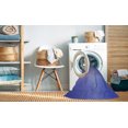 thumbnail image 2 of Ahgly Tapis d'Intérieur Lavable en Machine Carré Transitionnel Bleu Ardoise Clair, 8 Pieds Carré, 2 of 7