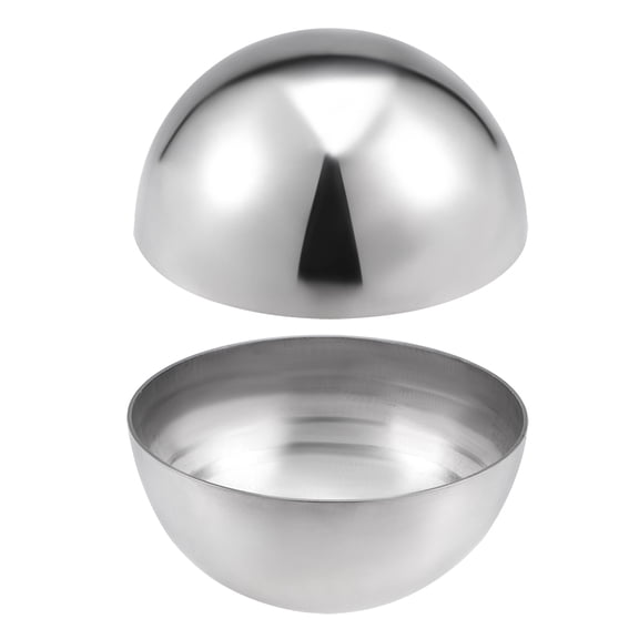 Unique Bargains 101mm Dia 304 Stainless Steel Hollow Cap Ball Hemisphere Spheres for Handrail Stair Newel Post 2 pcs
