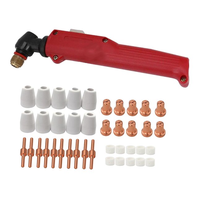 41Pcs PT31 Tête de Torche Corps Consommables Accessoires Conseils, Tasses, Électrodes, Anneaux