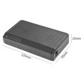 thumbnail image 2 of 3X 8 Ports 6+2 Injecteurs de Commutateur POE Alimentation sur Système Réseau Familial Ethernet RJ45 10/100M Sans Adaptateur Secteur, 2 of 7