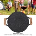 thumbnail image 4 of Korean Bbq Grill Pan, Metal Nonstick Grill Barbecue Plate Round Bbq Grill Pan Korean Barbecue Grill Korean Bbq Pan With Multifunctional Circular Frying Pan for Outdoor Camping, 4 of 7