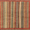 thumbnail image 1 of Ahgly Company Tapis d'Intérieur Carrés Abstraits Rouges Abstraits pour Aire, 6 Pieds Carré, 1 of 6