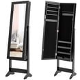 thumbnail image 1 of Costway Armoire à Bijoux Miroir Organisateur Boîte de Rangement avec Support Cadeau de Noël, 1 of 10