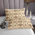 thumbnail image 3 of Aztec Quilt Set Queen Geometric Bedspread Set For Adult Men Women Southwest Coverlet Set American Tribal Bed Set Ancient Boho Yellow Room Decor, 3 of 5