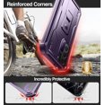 thumbnail image 4 of Dexnor for Samsung Galaxy S22 Case, [Built in Screen Protector and Kickstand] Heavy Duty Military Grade Protection Shockproof Protective Cover for Samsung Galaxy S22 5G, Phantom Purple, 4 of 5