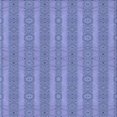 thumbnail image 1 of Ahgly Tapis d'Intérieur Lavable en Machine Carré Transitionnel Bleu Ciel, 7 Pieds Carré, 1 of 7
