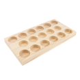 thumbnail image 1 of Milaget Wood Essential Oil Displaying Storage Organizer Rack for 17pcs 30ml Bottles 17 Slots, 1 of 8