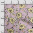 thumbnail image 2 of oneOone Rayon Purple Fabric Floral Craft Projects Decor Fabric Printed By The Yard 56 Inch Wide-J6, 2 of 4