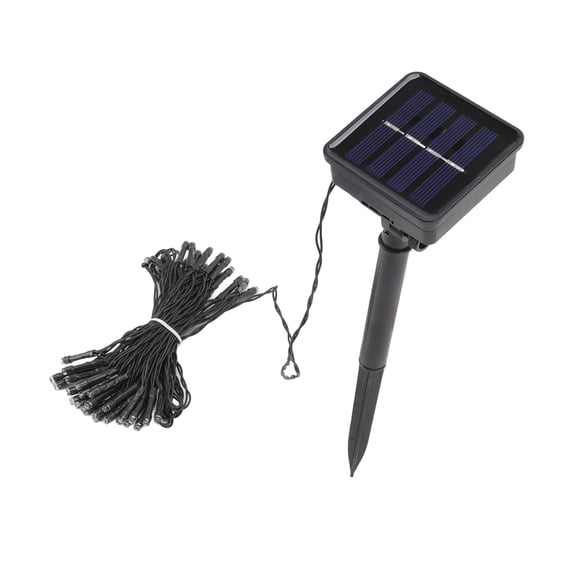Solar String Light, Energy Saving Outdoor Lamp String 50 LED IP65 Waterproof 23ft for Courtyard for Lawn Warm White,White,Colorful,Blue