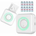 thumbnail image 1 of 2023 InstaProud Portable Sticker Printer, Bluetooth Thermal Printer, Blue with 10 Sticker Rolls, 1 of 7