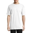 thumbnail image 2 of Hanes Mens Beefy T-Shirt 2-Pack, 2XL, White, 2 of 5