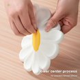 thumbnail image 4 of pitrice Placemat Heat Insulation Flower Pad Holder Kitchen Table Mat Anti-scalding Washable Reusable Drink Countertop Pink Green 1Set, 4 of 6
