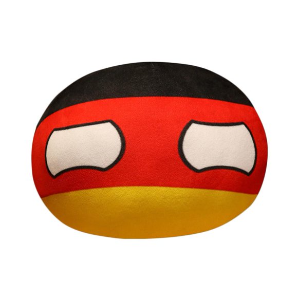SharkTRUE Plush Polandball Stuffed Toy Pendant Germany Countryball USA Country Ball Gifts