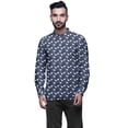 thumbnail image 1 of Atasi Mandarin Collar Short Kurta Mens ShirtWith Long Cuff Sleeves For Men, 1 of 1