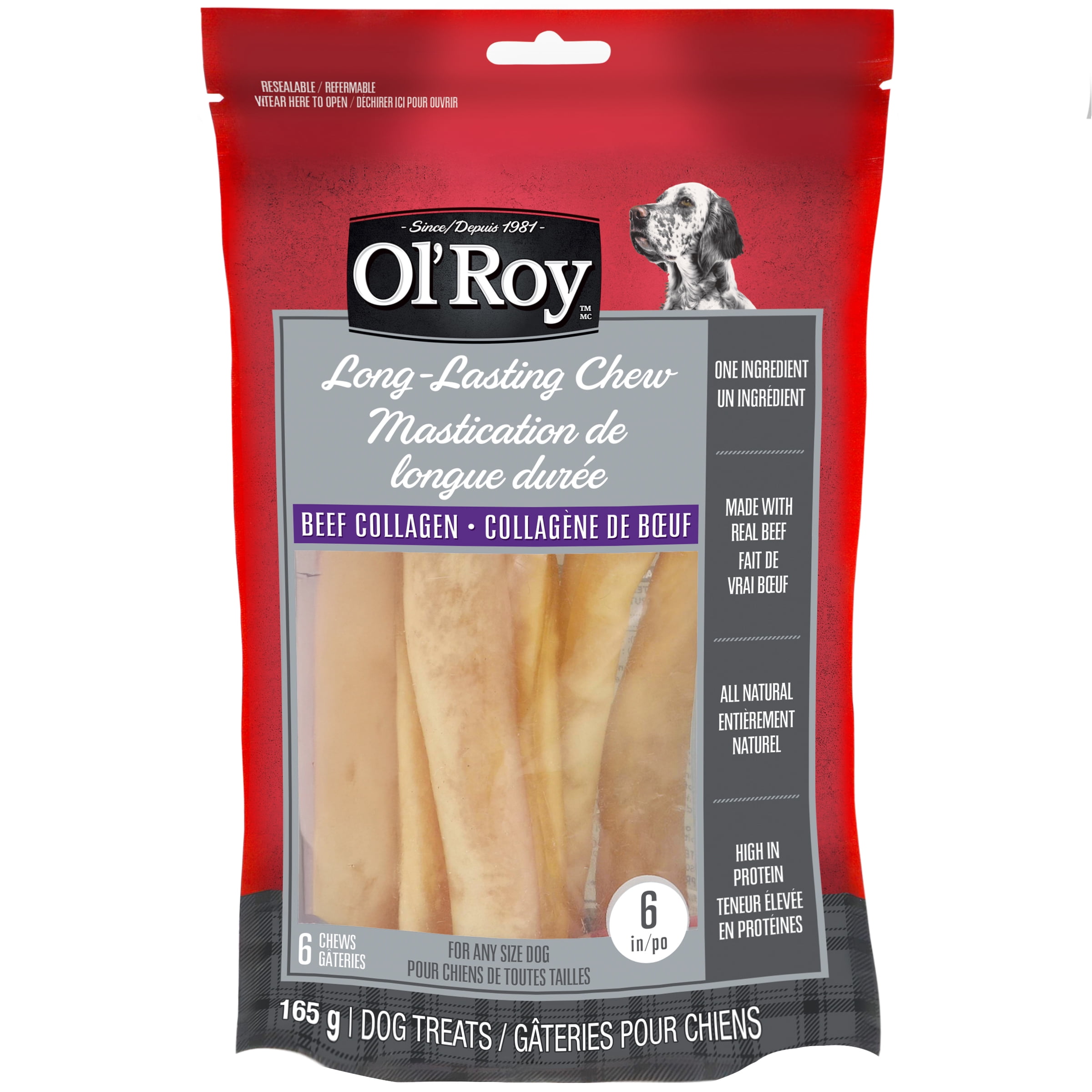 Ol’ Roy 6” Beef Collagen Sticks