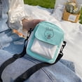 thumbnail image 2 of TopLLC Small Crossbody Bag for Women/Men, Matching Color Canvas Shoulder Bag with Rabbit Pattern, Mini Messenger Satchel Bag with Adjustable Strap, Lightweight Casual Crossbody Purse Gifts for Student, 2 of 6