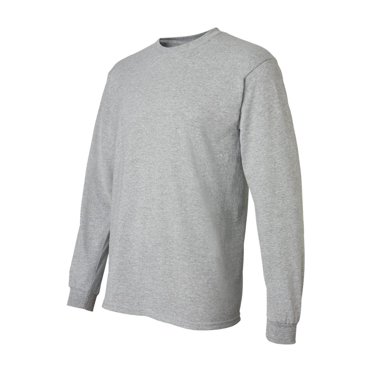 Gildan - T-Shirt à Manches Longues DryBlend 50/50 - 8400 - Gris Sport - Taille : TG