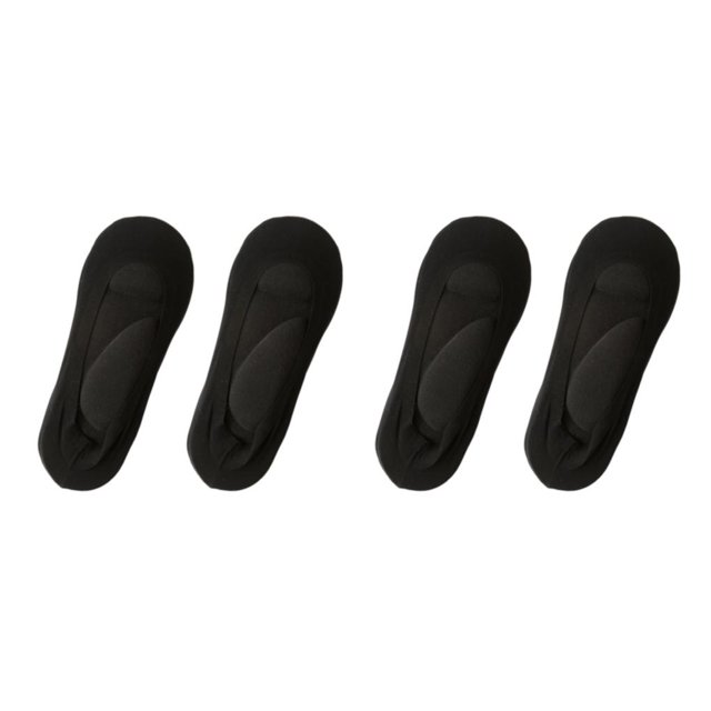 kurtrusly Stylish And Supportive 3D Ankles Socks Fit For Every Foot Skin Color Arch black 39-42 2Set