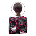 thumbnail image 2 of Women Stretchy Magic Hair Clip Double Slide Combs hair comb For Bun Updo Tools Rosy, 2 of 7