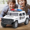 thumbnail image 3 of Car Toy 1/36 Simulation Police Car Vehicle Pull Back Truck Model Kids Toy Christmas Gift, 3 of 3