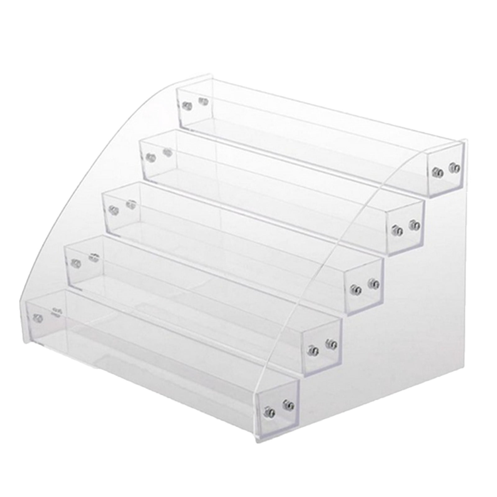 Fridja Nail Polish Holder Clear Makeup Display Stand Rack Holder Organizer 5 Layer