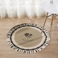 thumbnail image 4 of Bdday Indoor Outdoor Rugs American Retro Round Carpet Living Room Coffee Table Blanket Luxury Bedroom Bedside Blanket Cloakroom Rocking Chair Floor Mat Rug for Bathroom, 4 of 6