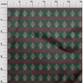 thumbnail image 2 of oneOone Tissu Polyester Lycra Chevron & Arbre Imprimé Tissu au Mètre 56 Pouces de Large, 2 of 4