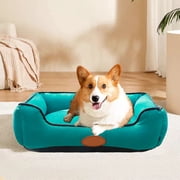 CQCYD Clearance under $5 Dog Beds for Dogs, Durable Egg Crate Foam Sofa Dog Bed wit Washable Removable Cover,Waterproof Lining,Pet Bed for Large Dogs