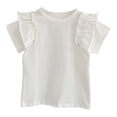 thumbnail image 1 of 2025 Chemise à Col Rond Imprimée pour Enfants pour Filles T-Shirt à Manches Courtes T-Shirts 2T pour Garçons et Filles, 1 of 4