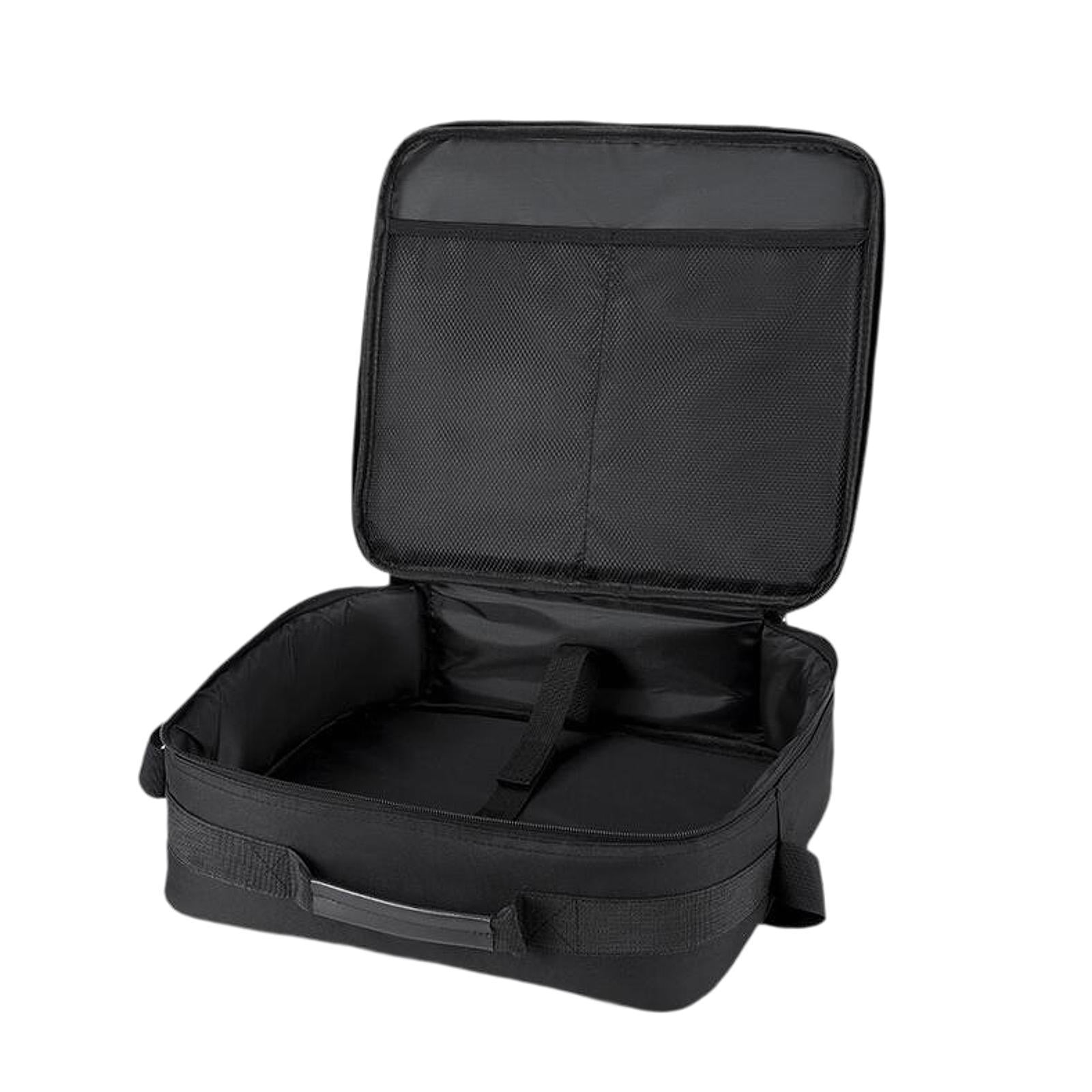 relayinert Projector Carrying Case Breathable Large Capacity Bag Organizer Sturdy Black