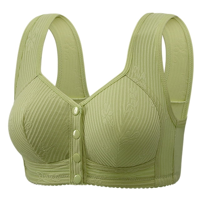 Women Full Coverage Bra Bra Women Breathable No Underwire Bras Plus Size Front Closure Bralettes Comfort Full Coverage Hide Back Bras