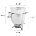 thumbnail image 4 of ExcellantÃ© Stainless Steel 7 Quart Marmite Chafer, 4 of 4