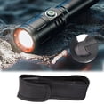 thumbnail image 1 of Nylon Flashlight Holster Pouch with Belt Clip for Secure Outdoor Gear Carry, 1 of 5