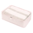 thumbnail image 1 of Stackable Storage Bins Large Packing Cubes Luggage Organizers for Suitcase High Capacity Travel Organizer Reusable Mesh Luggage Storage Bags for Shoe Clothes Hiking Camping Backpacking Accessories, 1 of 2